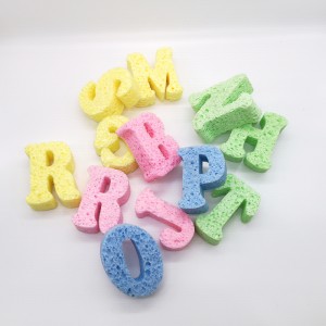 ชุดฟองน้ำอาบน้ําธรรมชาติเด็กฟองน้ำเซลลูโลสร่างกายนวดน้ําทะเลธรรมชาติฟองน้ำขัดผิว